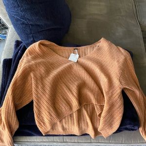 Free people crop sweater